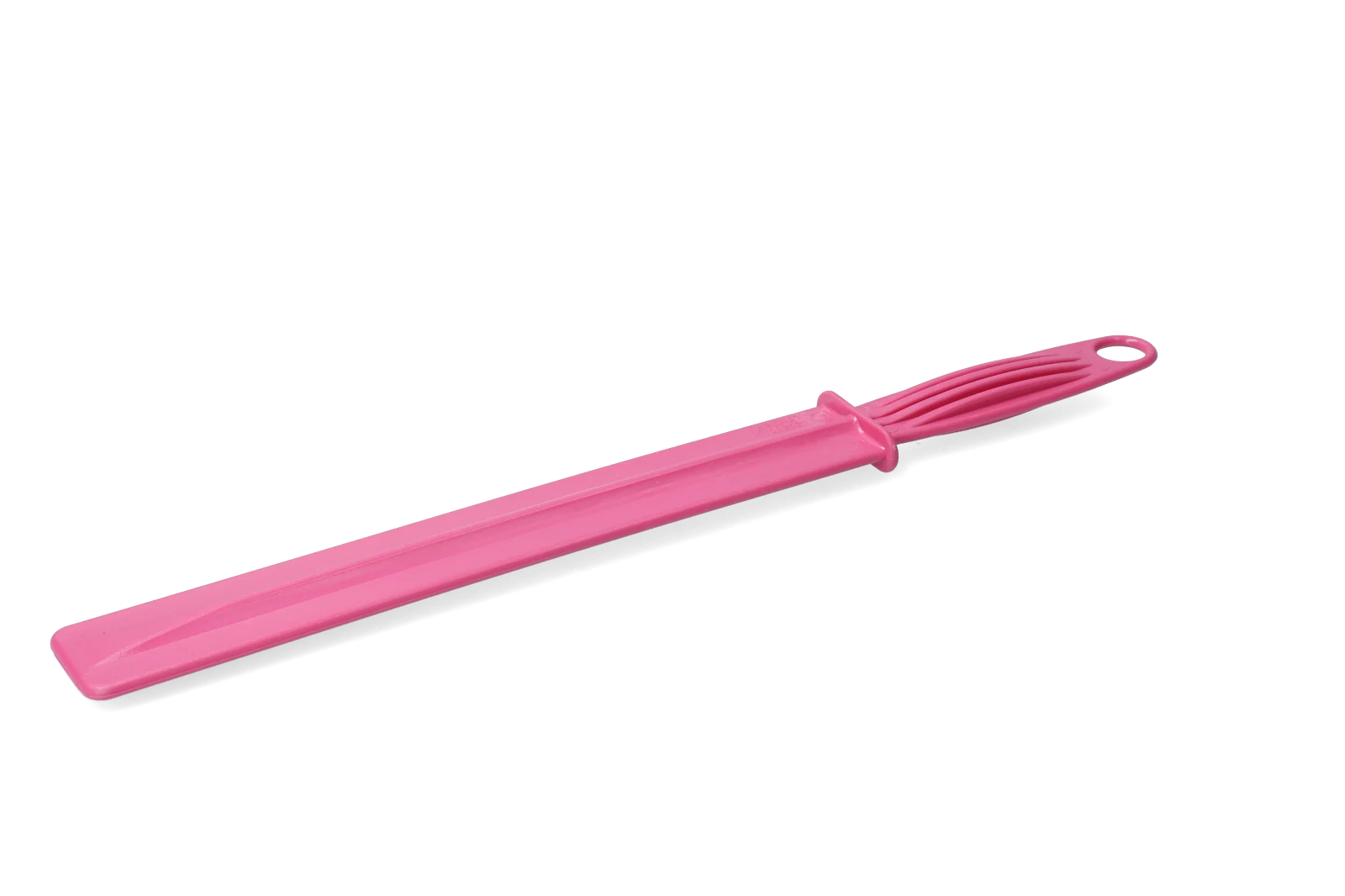 Plastové míchadlo krmiva s očkem na zavěšení, 38 cm, růžové – Vplast - Obrázek 2