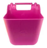 Závěsná krmná nádoba pro koně s rukojetí, 14 l, růžová – Ok-Plast - Obrázek 2