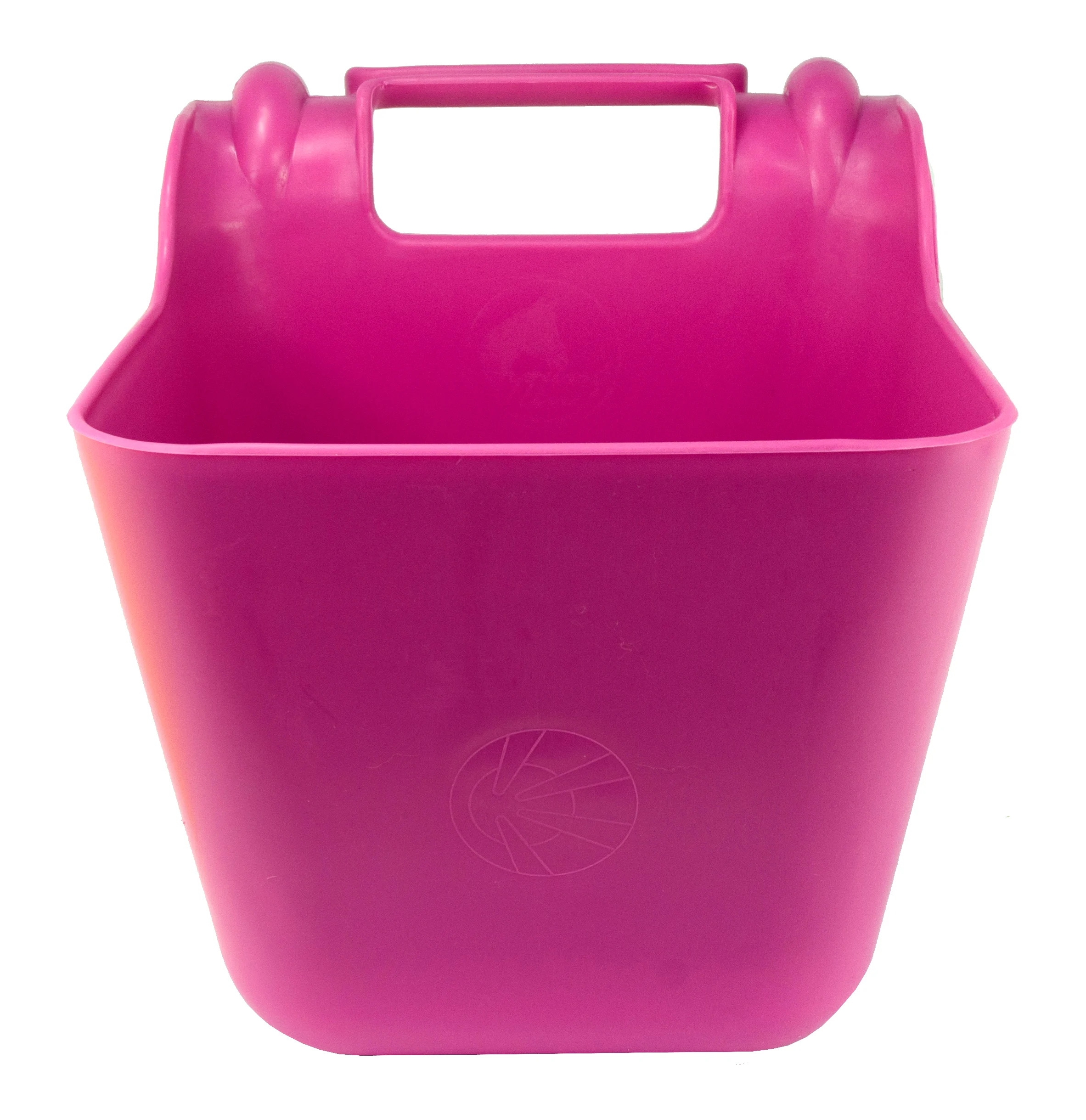 Závěsná krmná nádoba pro koně s rukojetí, 14 l, růžová – Ok-Plast - Obrázek 2