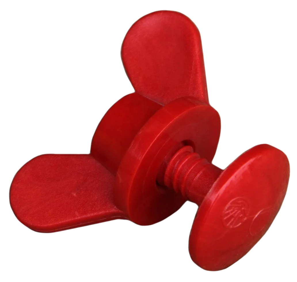 Šroub výpusti krmné nádoby s křídlovou maticí, 3 cm – Ok-Plast - Obrázek 1
