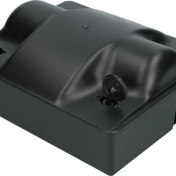 Deratizační stanička na potkany s držákem na návnadu a klíčem, 23,5 x 19,5 x 10,5 cm – Hofman Pest Control Dual Bait