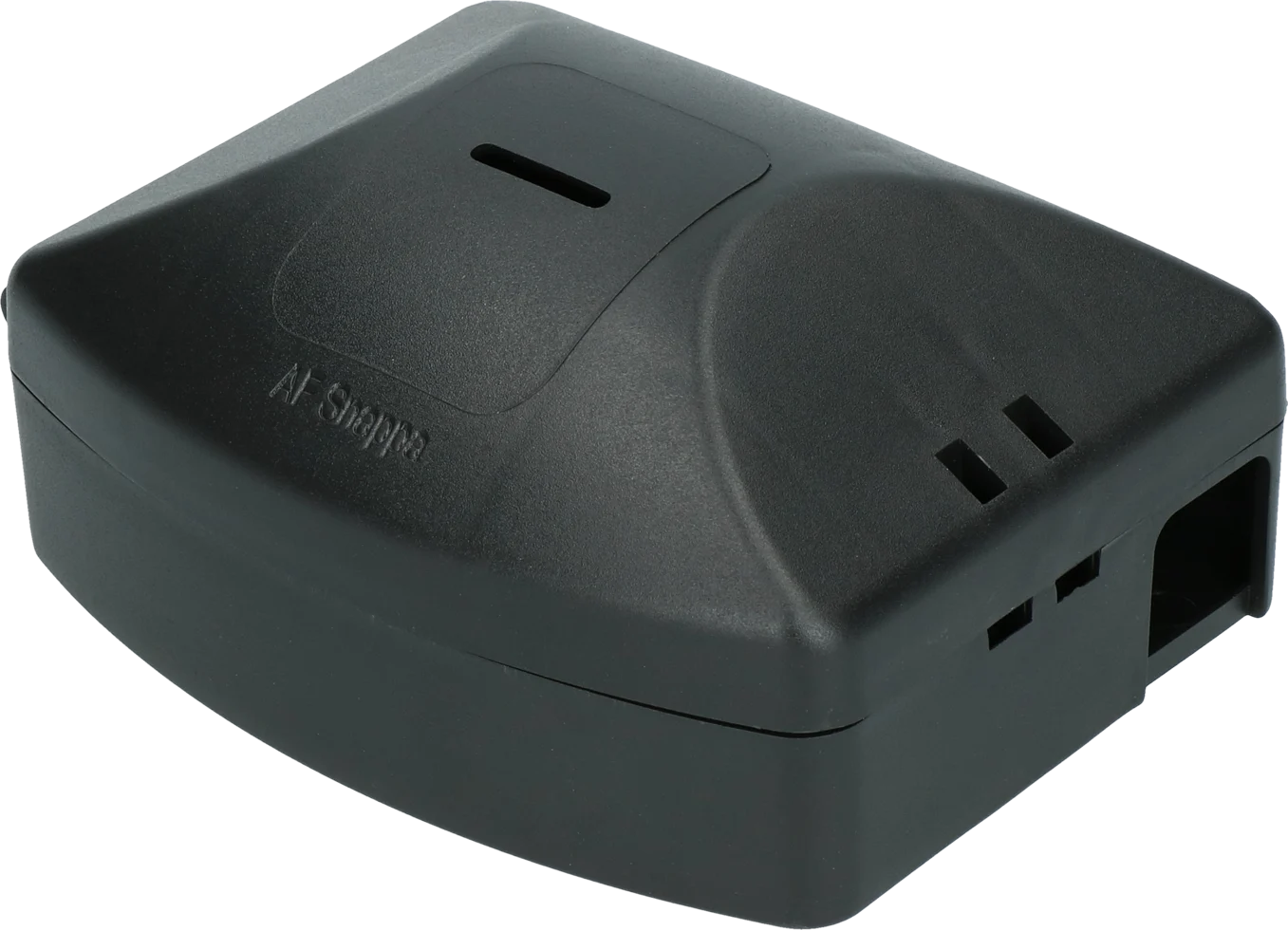 Deratizační stanička s kontrolním otvorem, 15 x 10,8 x 7 cm – Hofman Pest Control AF Snappa Black - Obrázek 1