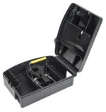 Deratizační stanička s kontrolním otvorem, 15 x 10,8 x 7 cm – Hofman Pest Control AF Snappa Black - Obrázek 2