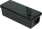 Tunelová deratizační stanička na myši s klíčem, 17,3 x 6,9 x 5,2 cm – Hofman Pest Control