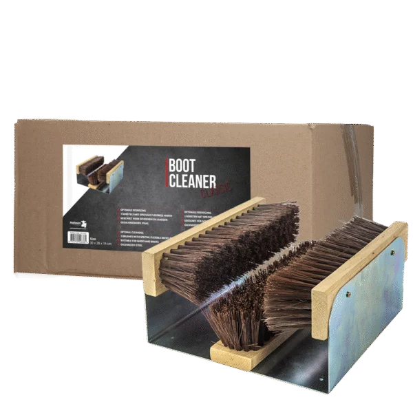 Čistič obuvi Boot Cleaner se 3 kartáči a pružnými štětinami, 30 x 28 x 14 cm