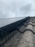 Hroty proti ptákům pro solární panely, 50 cm, černé - Obrázek 3