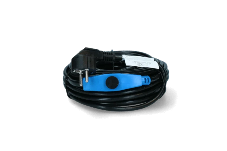 Topný kabel proti zamrzání vodovodního potrubí s termostatem, 12 m, 192 W – Gobel