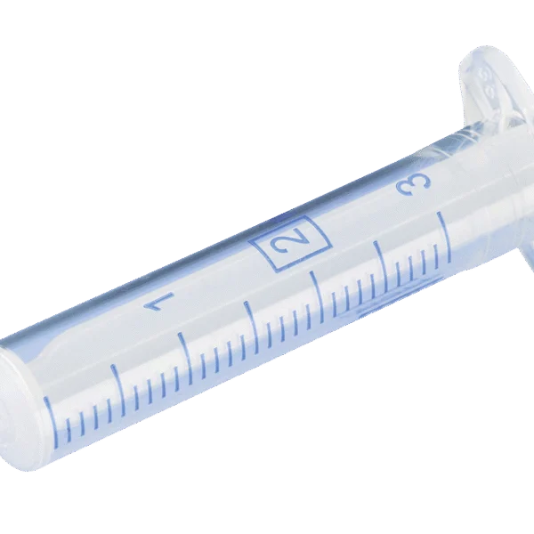 Dvoudílná jednorázová stříkačka s Luer Lock, 3 ml