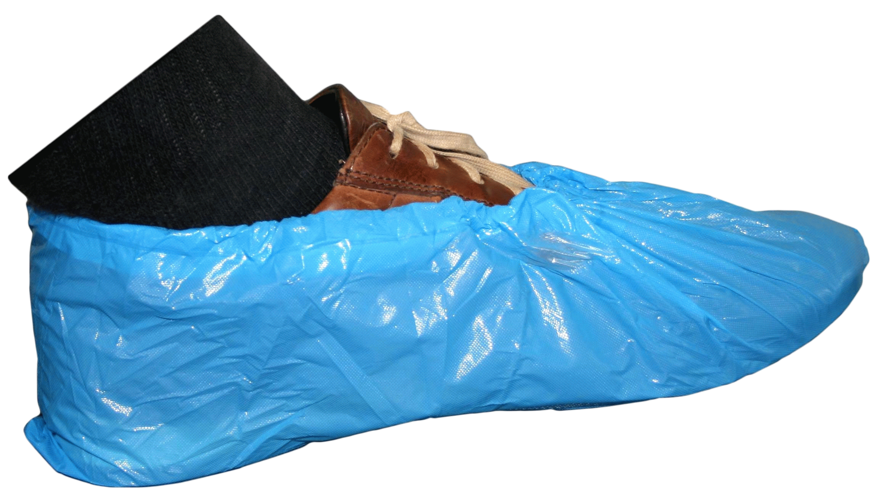 Wegwerp Overschoenen Blauw 36 x 15 cm, 50 Paar Jednorázové návleky na obuv, modré, 36 x 15 cm, 50 párů