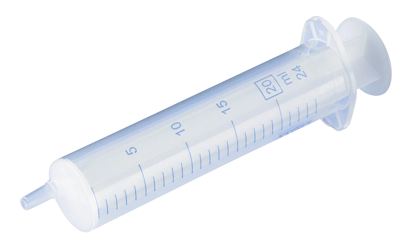 Dvoudílná jednorázová injekční stříkačka s Luer Lock, 20 ml - Obrázek 1
