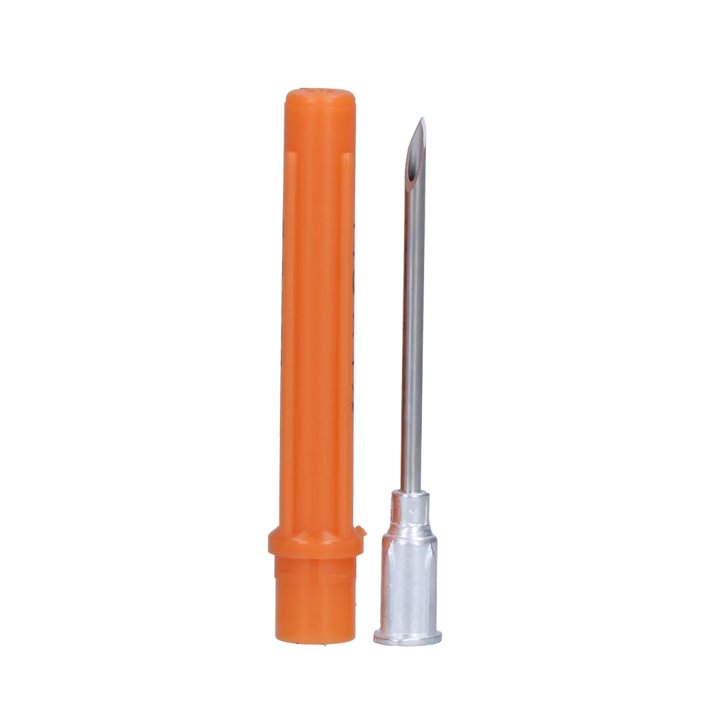 Jednorázová jehla pro prasata a skot, nerezová ocel, 14G x 1,5 inch - Obrázek 1