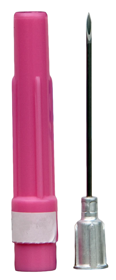 Jednorázová jehla z nerezové oceli 25 x 1.3 mm, 100 kusů – Génia Genalu - Obrázek 1