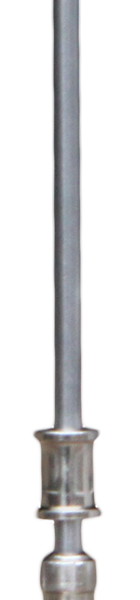 Injekční jehla s kovovým konektorem, 16G, 38 mm
