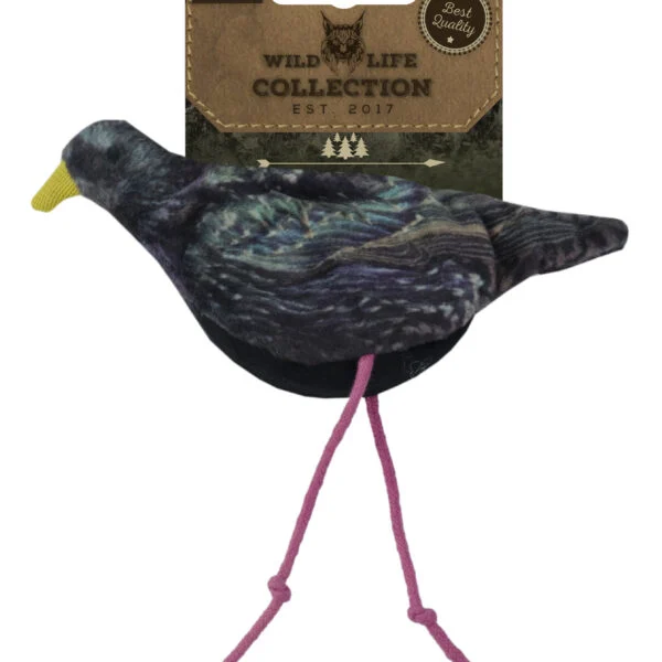 Hračka pro kočky špaček se šantou kočičí – Wild Life Collection Cat Spreeuw