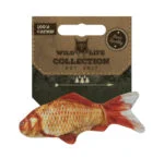 Hračka pro kočky v podobě ryby se šantou kočičí – Wild Life Collection, zlatá rybka