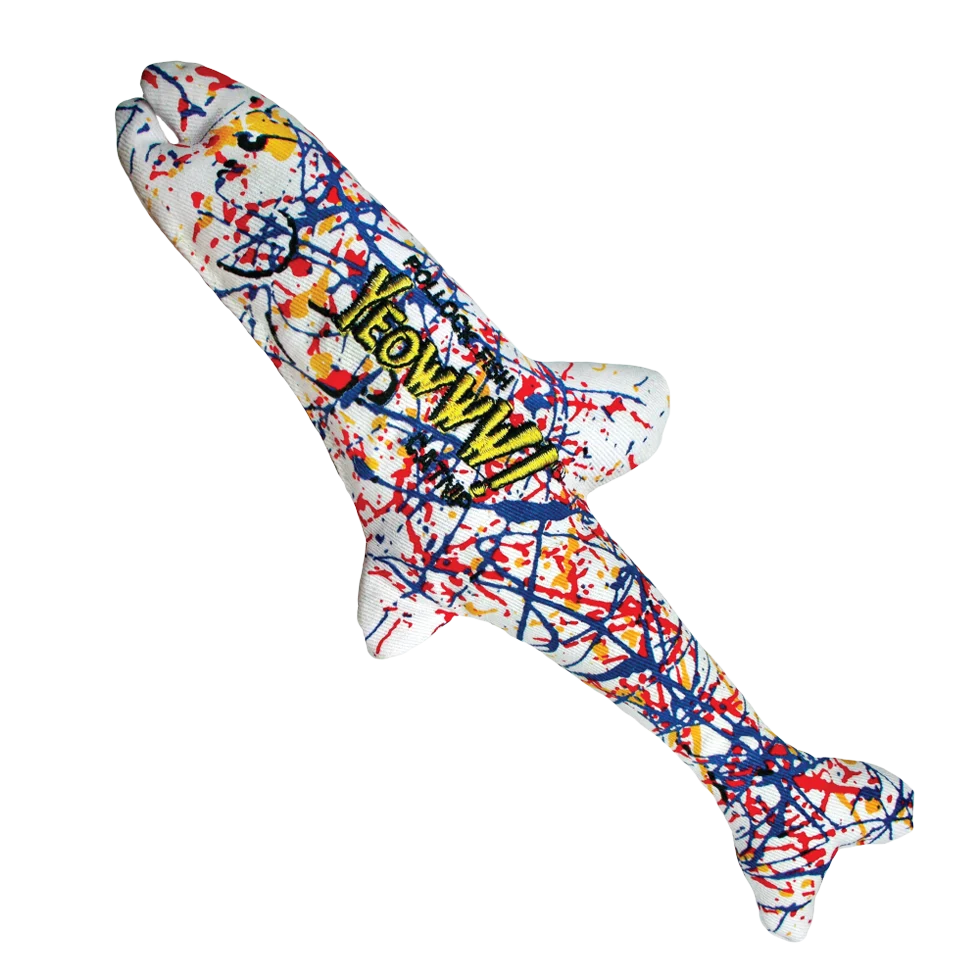 YEOW018.png Hračka pro kočky, ryba s catnipem, 18 cm – Yeowww! Pollock Fish - Obrázek 1