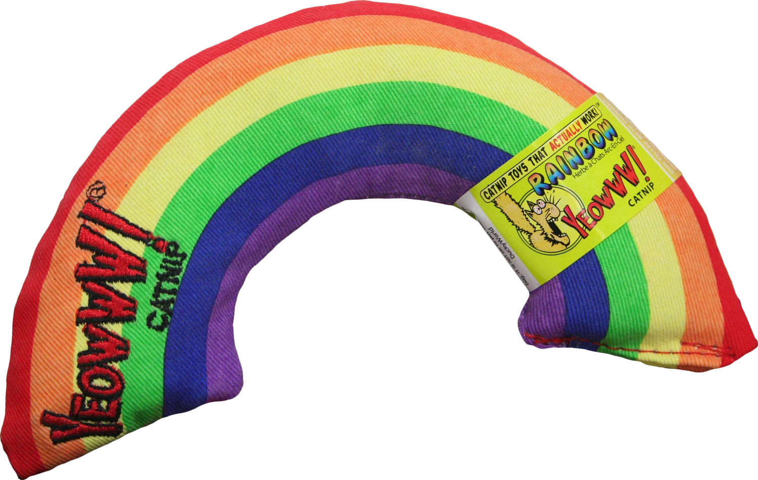 Duhová hračka pro kočky se šantou kočičí, 17,7 cm – Yeowww! Rainbow - Obrázek 1