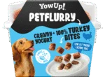 Krémový pamlsek pro psy s krůtou – YowUp! PetFlurry