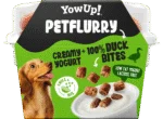 Psí pamlsek s kachnou, krémový – YowUp! PetFlurry