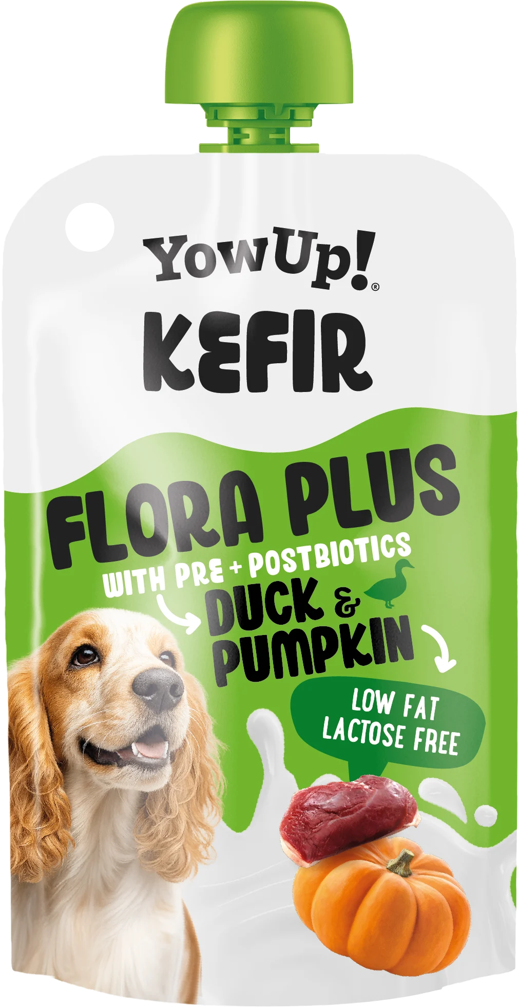 Kefírový pamlsek pro psy s kachnou a dýní – YowUp! Kefir - Obrázek 1