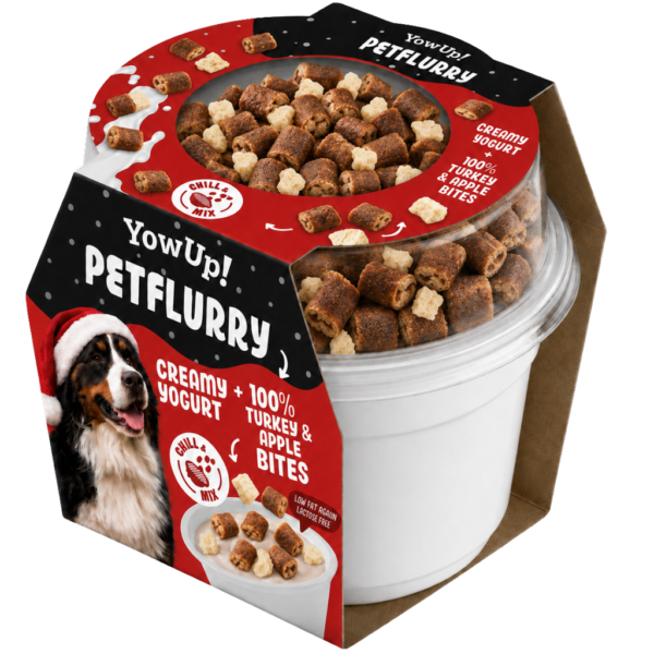 Pamlsky pro psy s krůtím masem a jablkem – YowUp! PetFlurry Turkey & Apple Bites „Christmas edition 2026“