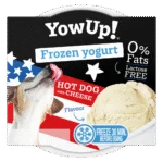 Mražený jogurtový pamlsek pro psy a kočky, hot dog se sýrem, 110 g – YowUp! Frozen Yoghurt Hot dog met Kaas