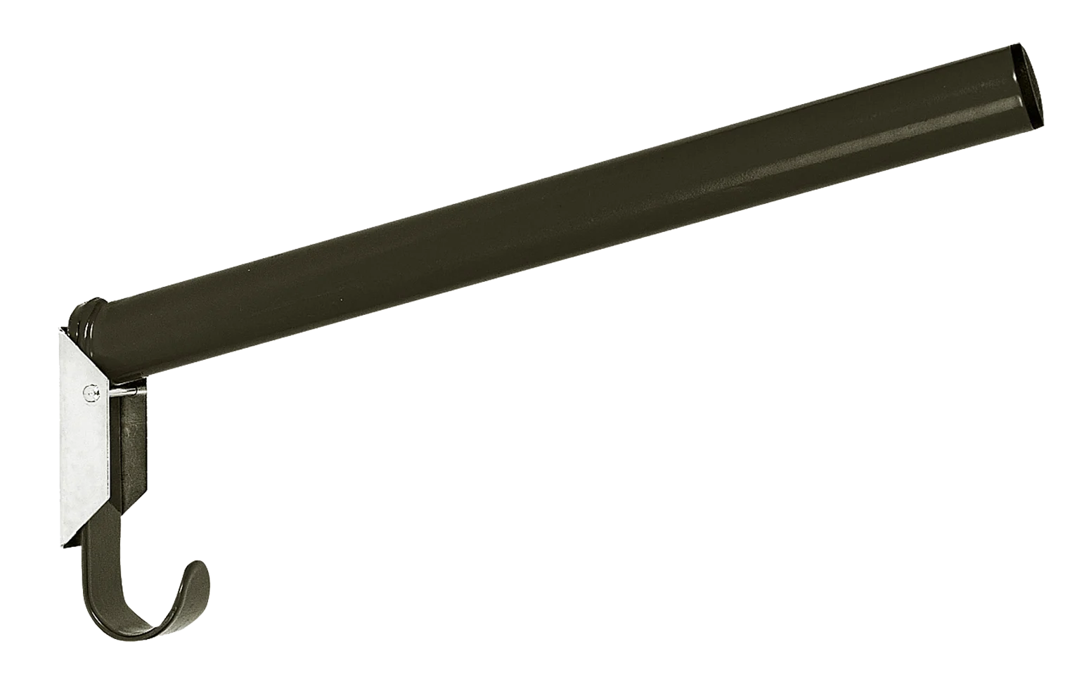 ZADE0002.png Skládací držák na sedlo s hákem na uzdečku, 44 cm, černý - Obrázek 1