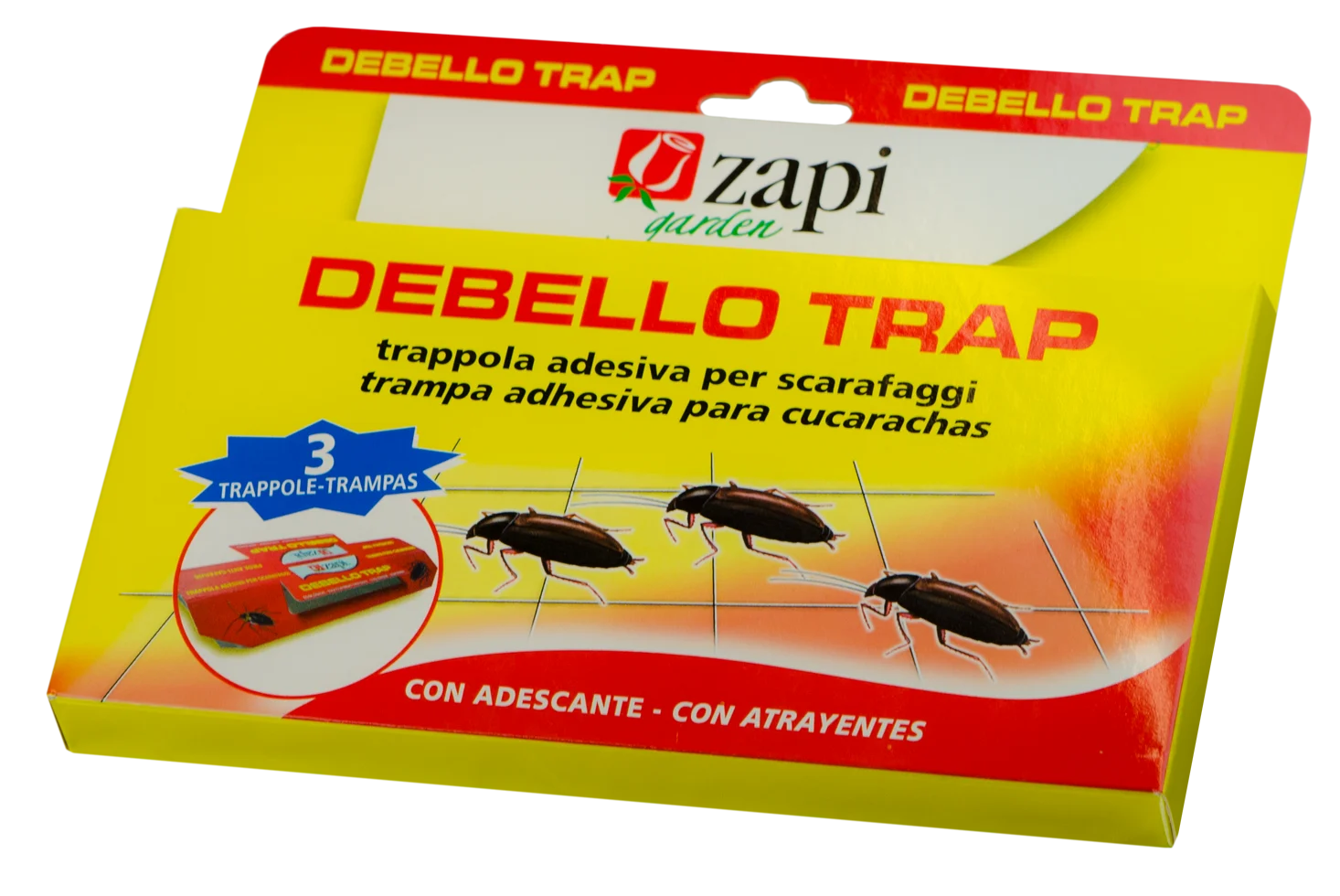 Lepový lapač švábů do domácnosti a na terasu, 3 kusy – Zapi - Obrázek 2