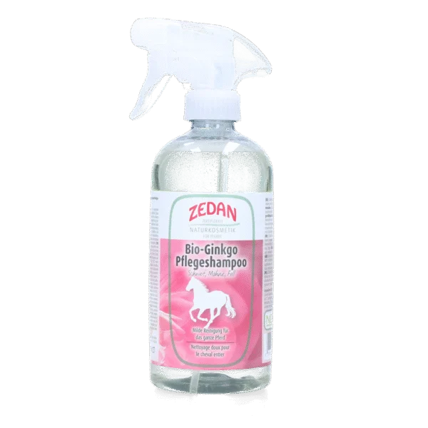 Šampon pro koně na srst, hřívu a ocas, 500 ml – Zedan Bio Ginkgo Shampoo