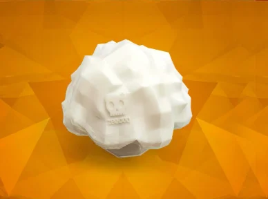 Plovoucí hračka pro psy z TPR s otvorem na pamlsky – Zee.dog Super Veggiez The Cauliflower - Obrázek 3