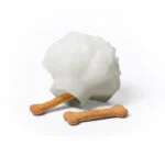 Plovoucí hračka pro psy z TPR s otvorem na pamlsky – Zee.dog Super Veggiez The Cauliflower - Obrázek 5