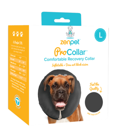 Ochranný límec pro psy L, omyvatelný, 33 až 40,6 cm – Zenpet ProCollar