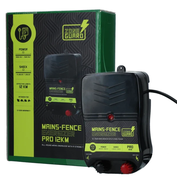 Síťový zdroj pro elektrický ohradník – ZoneGuard Energizer Pro 12 km