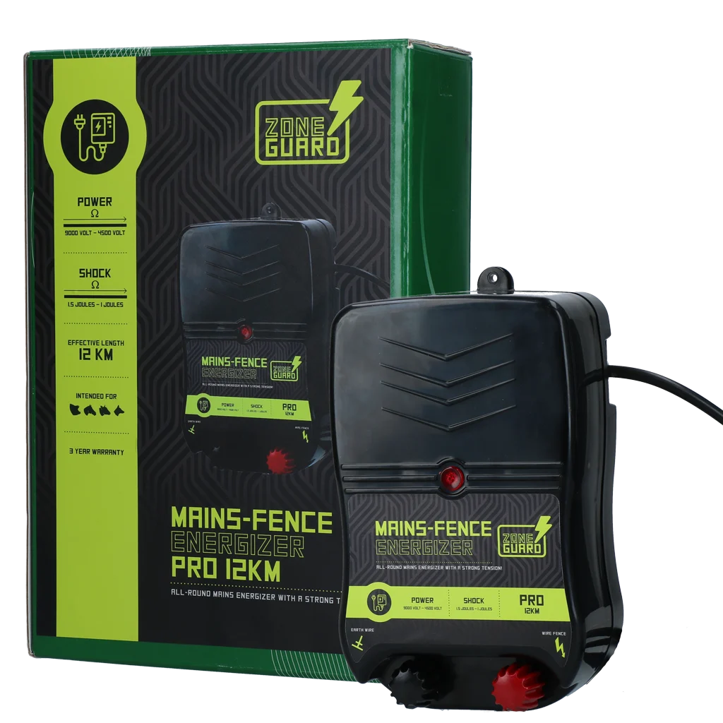 Síťový zdroj pro elektrický ohradník – ZoneGuard Energizer Pro 12 km - Obrázek 1