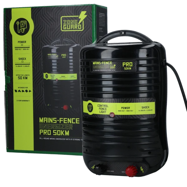 Síťový zdroj pro elektrický ohradník – ZoneGuard Energizer Pro 50 km