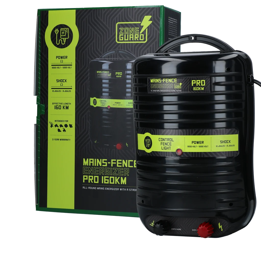 Elektrický ohradník se síťovým napájením – ZoneGuard Energizer Pro 160 km - Obrázek 1