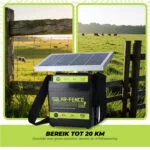 Solární zdroj pro elektrický ohradník – ZoneGuard Solar-Fence Energizer Pro 20 km - Obrázek 3