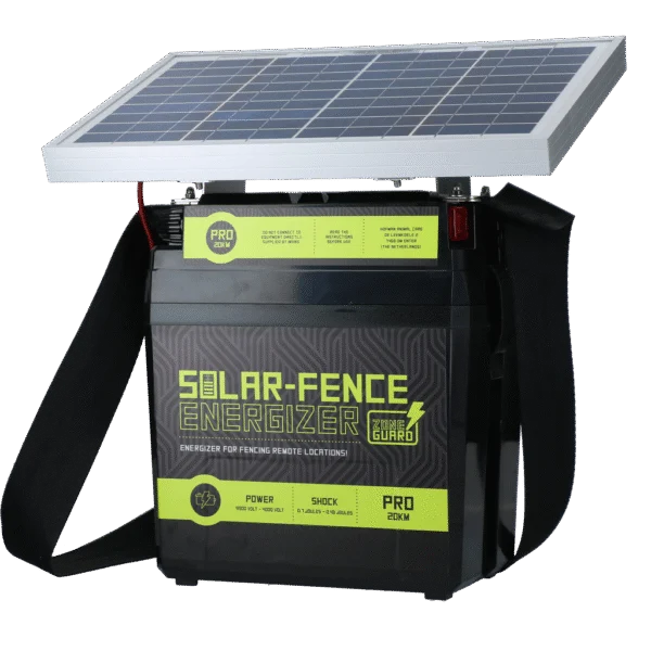 Solární zdroj pro elektrický ohradník – ZoneGuard Solar-Fence Energizer Pro 20 km