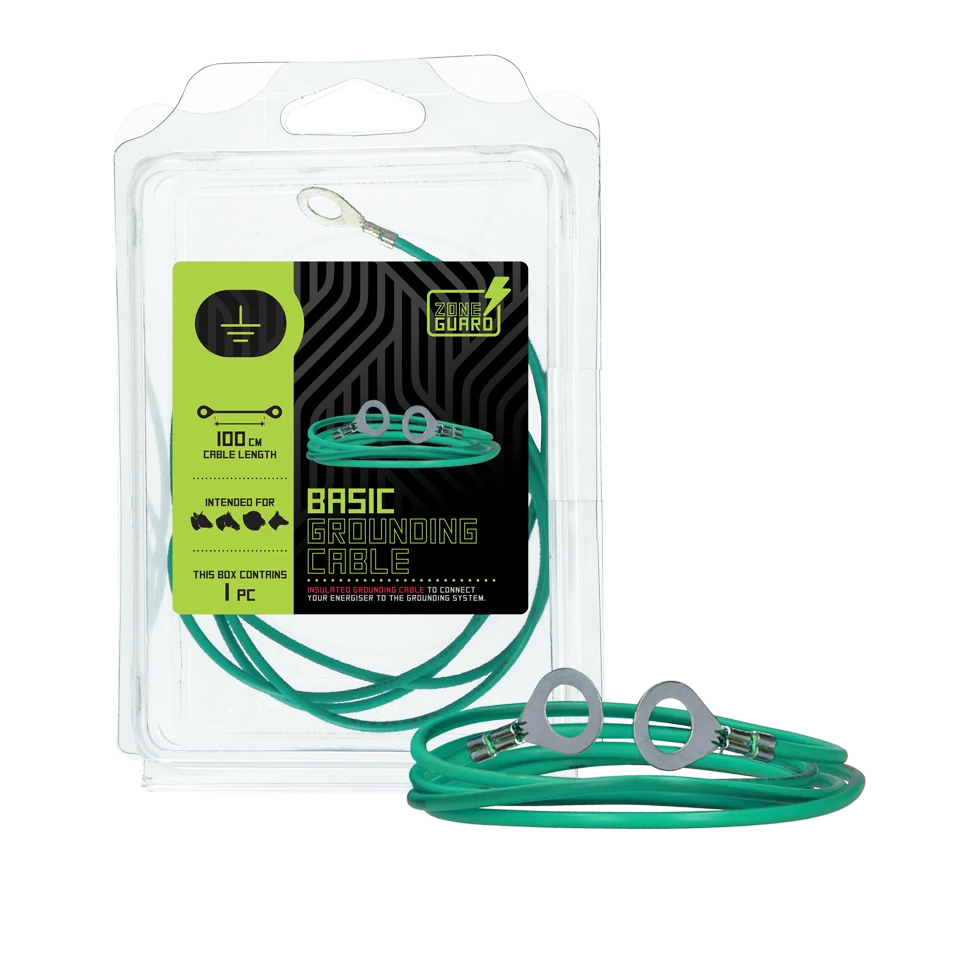Uzemňovací kabel se 2 očky, 100 cm – ZoneGuard Basic - Obrázek 2