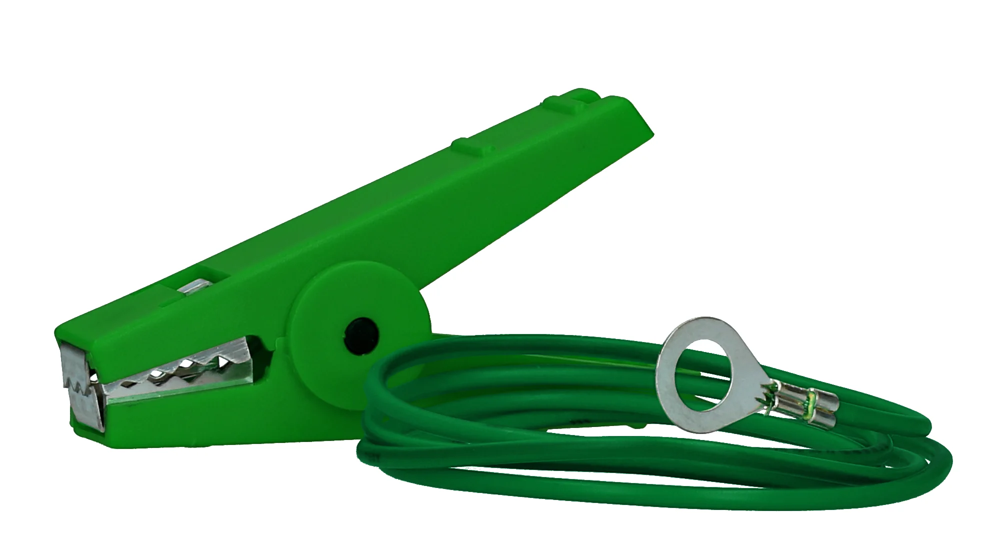 Uzemňovací kabel s krokosvorkami, 100 cm – ZoneGuard - Obrázek 1