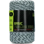 Ohradníkový vodič 3 mm, bílá s tmavě zelenou, 200 m – ZoneGuard Basic