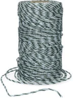 Ohradníkový vodič 3 mm, bílá s tmavě zelenou, 200 m – ZoneGuard Basic - Obrázek 2