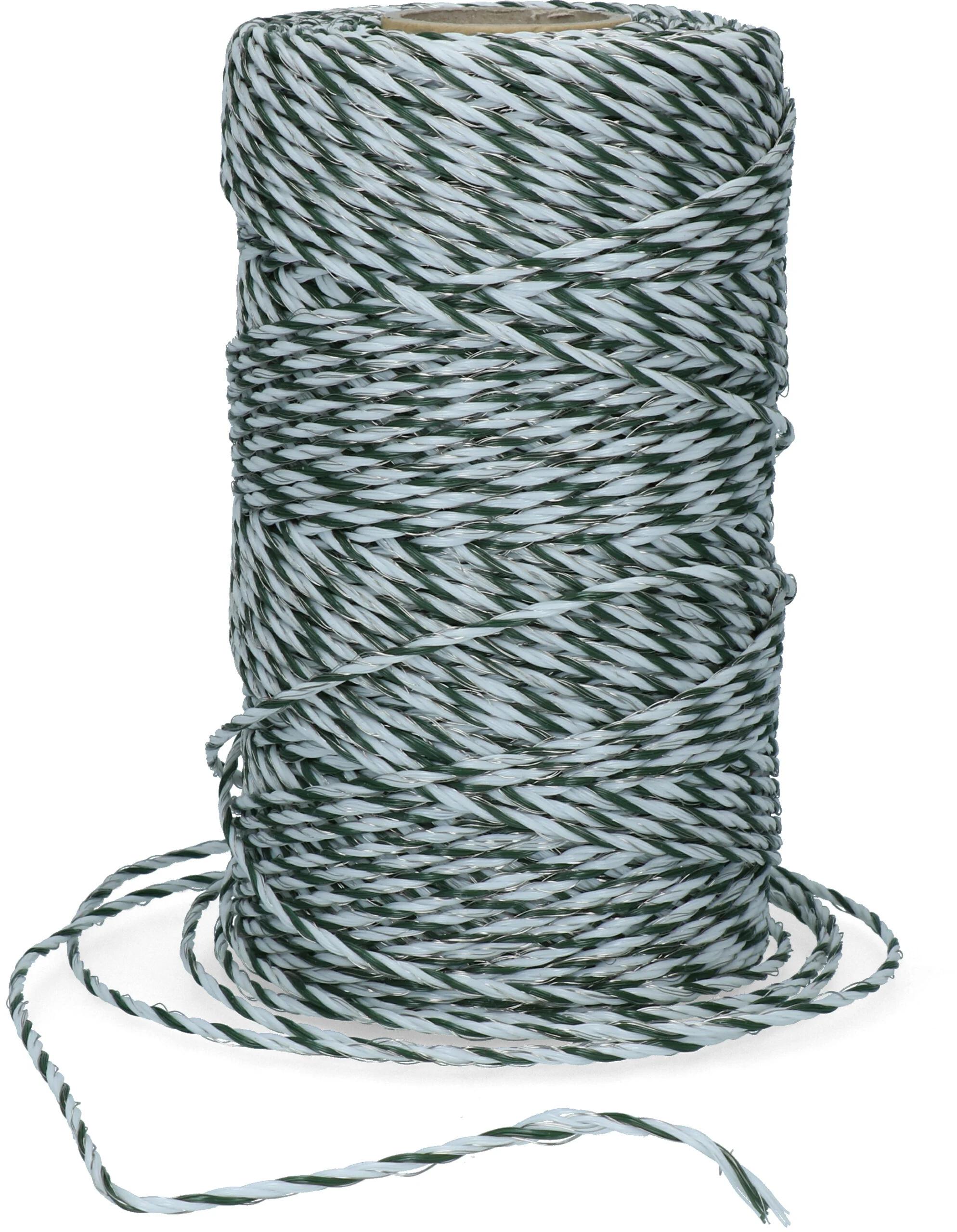 Ohradníkový vodič 3 mm, bílá s tmavě zelenou, 200 m – ZoneGuard Basic - Obrázek 2