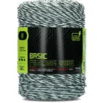 Ohradníkový vodič 3 mm, bílá s tmavě zelenou, 400 m – ZoneGuard Basic