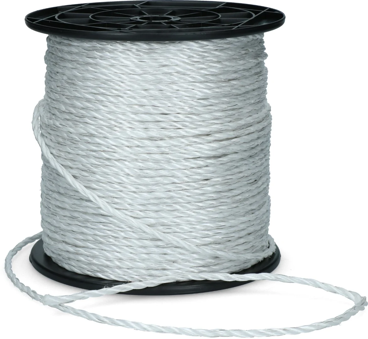 Ohradníkové lanko 6 mm bílé se 6 nerezovými dráty, 200 m – ZoneGuard Basic - Obrázek 2