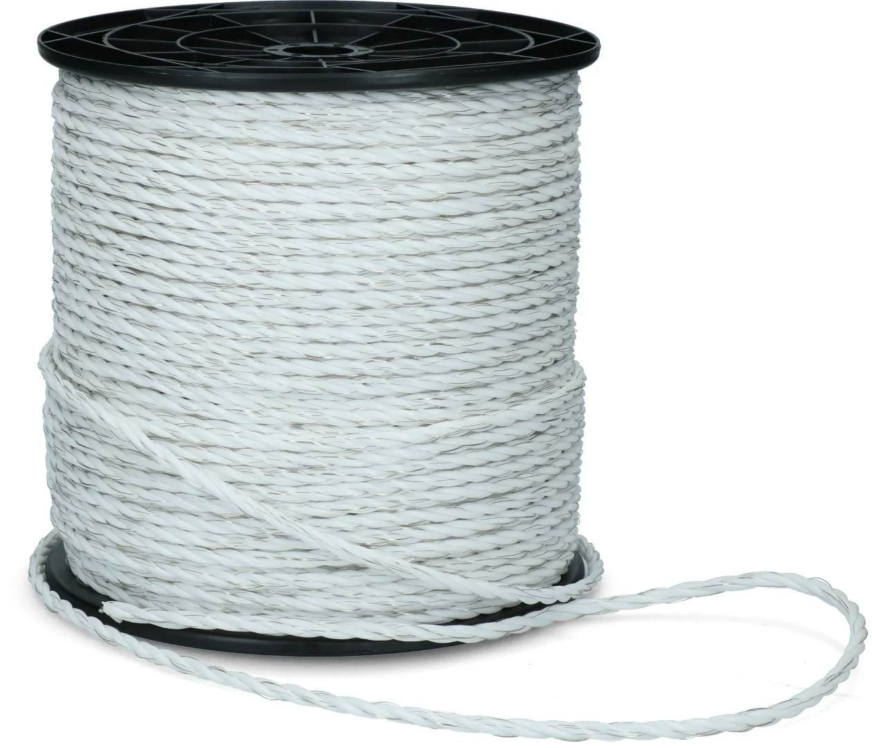 Elektrické lanko 6 mm bílé s nerezovými a lehkými kovovými vodiči, 200 m – ZoneGuard Plus - Obrázek 2