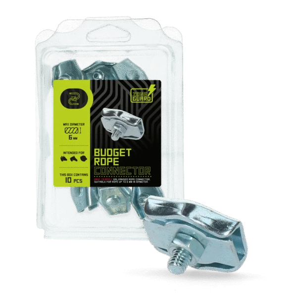 Spojka pro elektrické lanko 6 mm, 10 kusů – ZoneGuard Budget