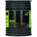 Ohradníková páska 20 mm černá s 9 nerezovými vodiči, 200 m – ZoneGuard Basic - Obrázek 2