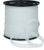 Ohradníková páska 20 mm bílá se 4 nerezovými vodiči, 200 m – ZoneGuard Basic