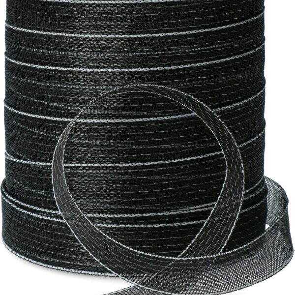 Elektrická páska 40 mm černá s 9 nerezovými vodiči, 200 m – ZoneGuard Basic